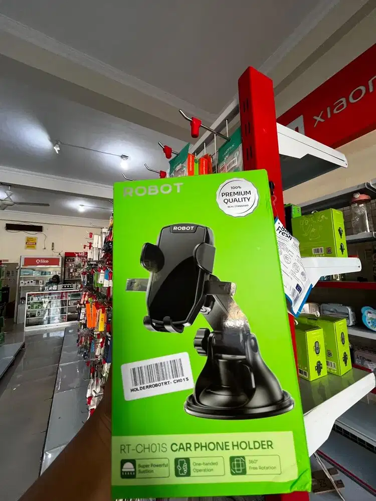 Robot car phone holder