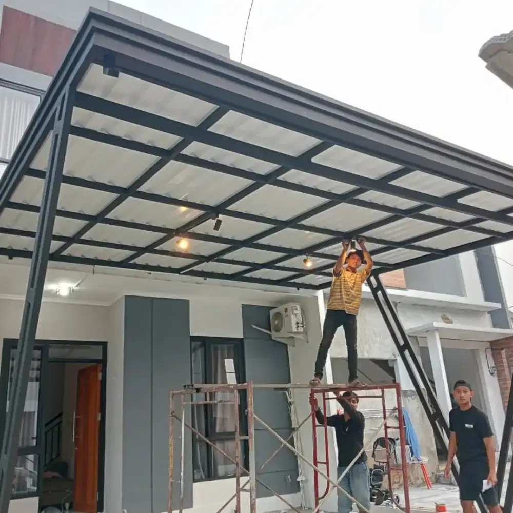 kanopi atap alderon double terbaik