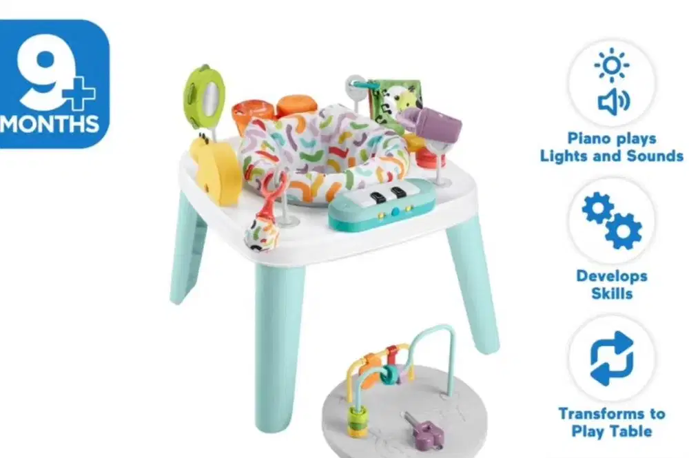 FISHER PRICE 3 in 1 Mainan Edukasi dan Sensorik Baby