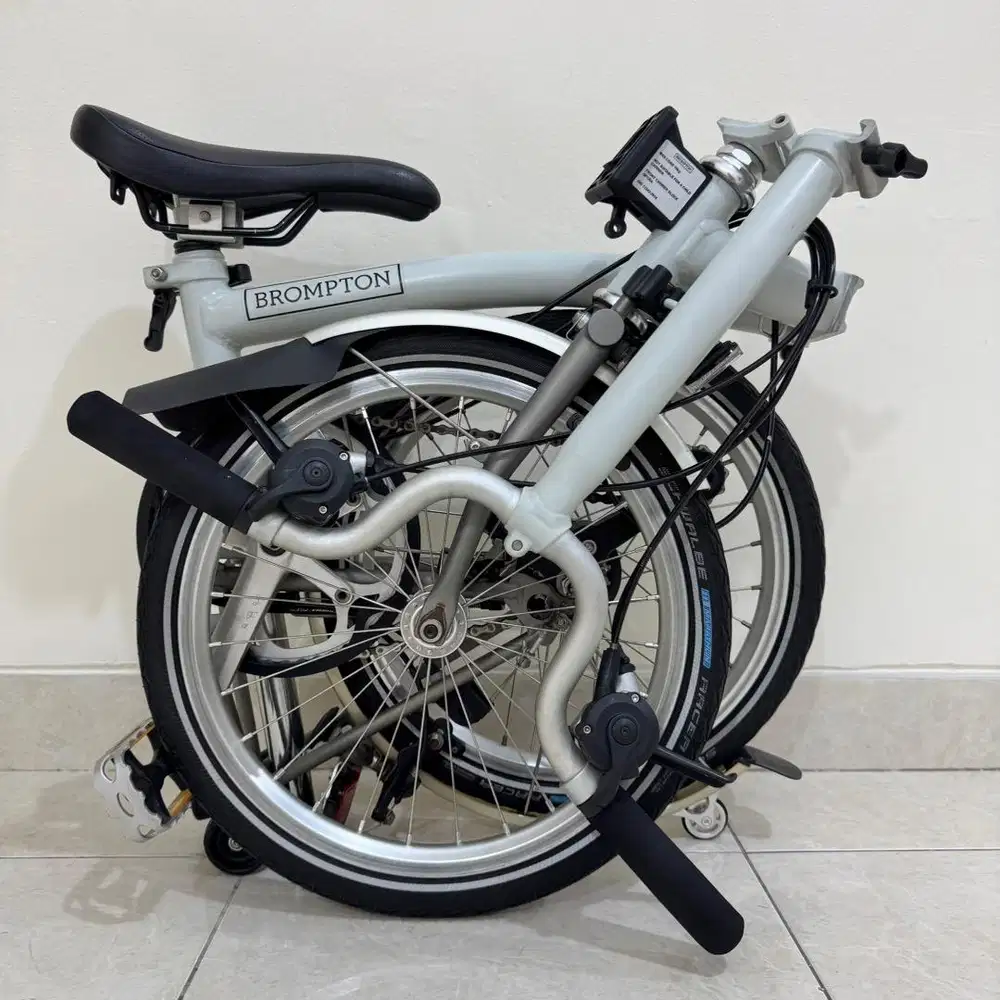 BROMPTON M6Lx PAPYRUS WHITE 2020 - TITANIUM SUPERLIGHT