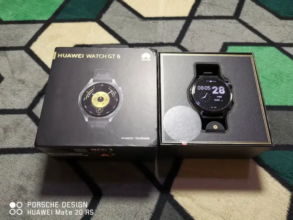 Huawei Watch GT 6 Hitam Mulus Fullset Garansi Resmi Indonesia