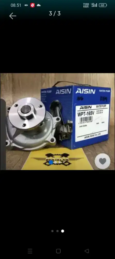 Water Pump avanza, xenia 1300 cc