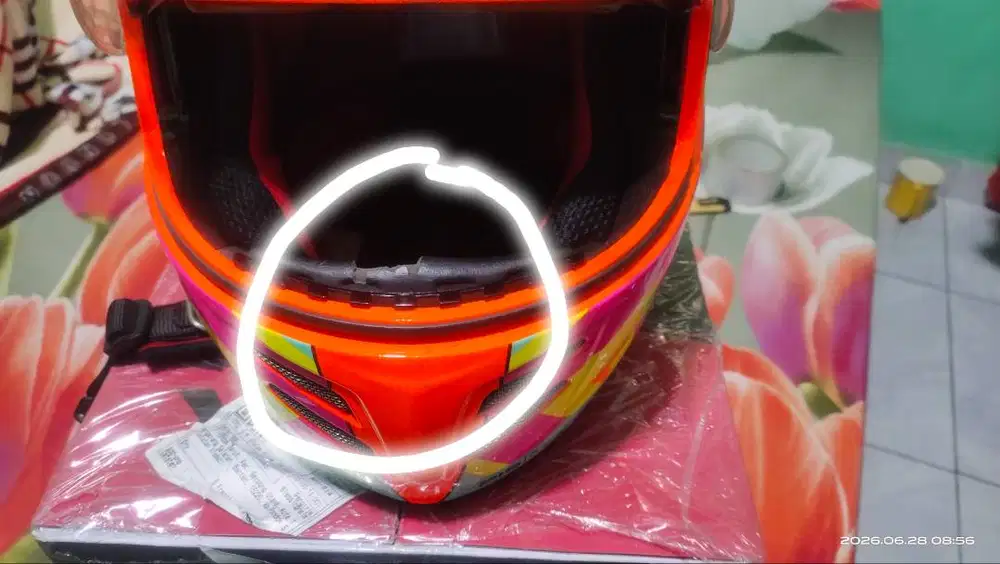 DIJUAL CEPAT HELM NHK TERMINATOR DOUBLE VISOR SIZE L