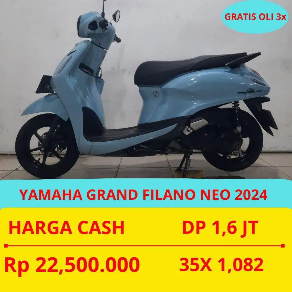 YAMAHA GRAND FILANO NEO 2024 DP MURAH 1,6 JUTA GUYS
