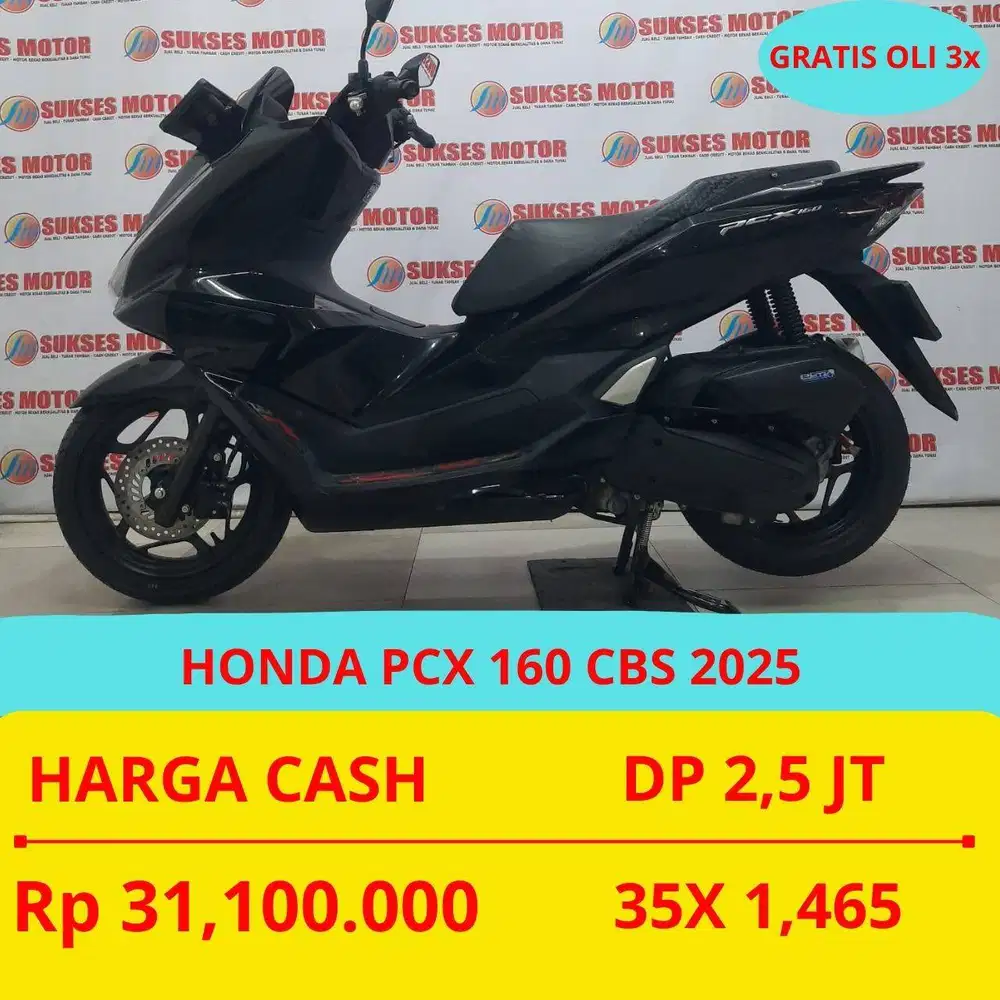 HONDA PCX 160 CBS 2025 DP MURAH 2,5 JUTA GUYS