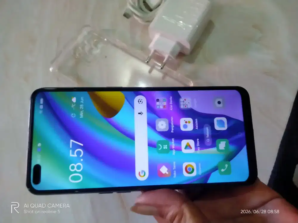 Oppo Reno 4F (8+5/128) normal semua cuman FP off.PASS
