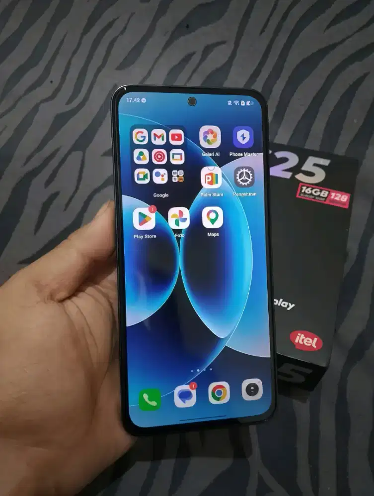 itel s25 nfc 8+8/128gb fullset