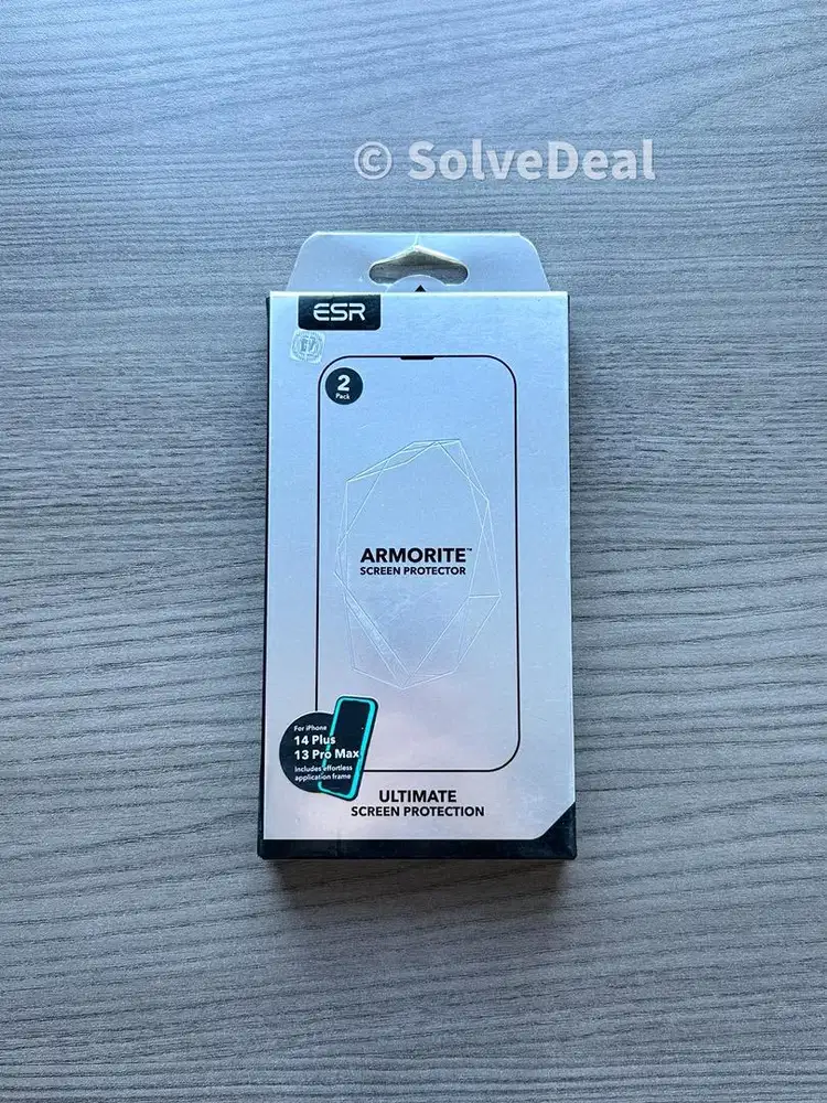ESR Armorite Screen Protector Iphone 13 Pro Max Iphone 14 Plus 2 Pack