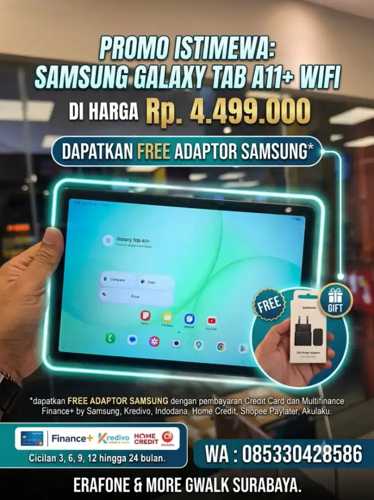 TAB A11+ WIFI BISA CICILAN