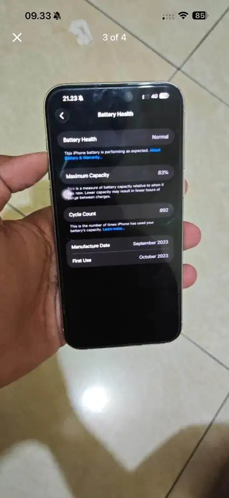 Jual iphone 15 promax 256gb beacukai