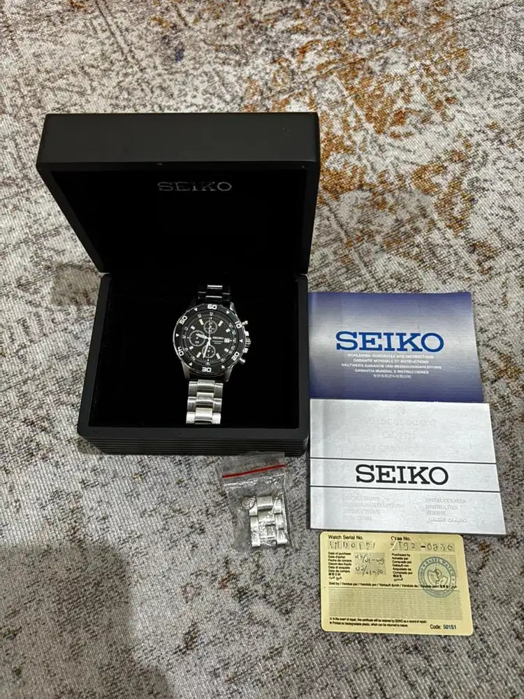 Seiko Chronograph Stainless Stell