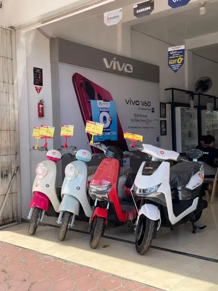 READY SEPEDA LISTRIK TAHAN AIR KREDIT BUNGA RENDAH