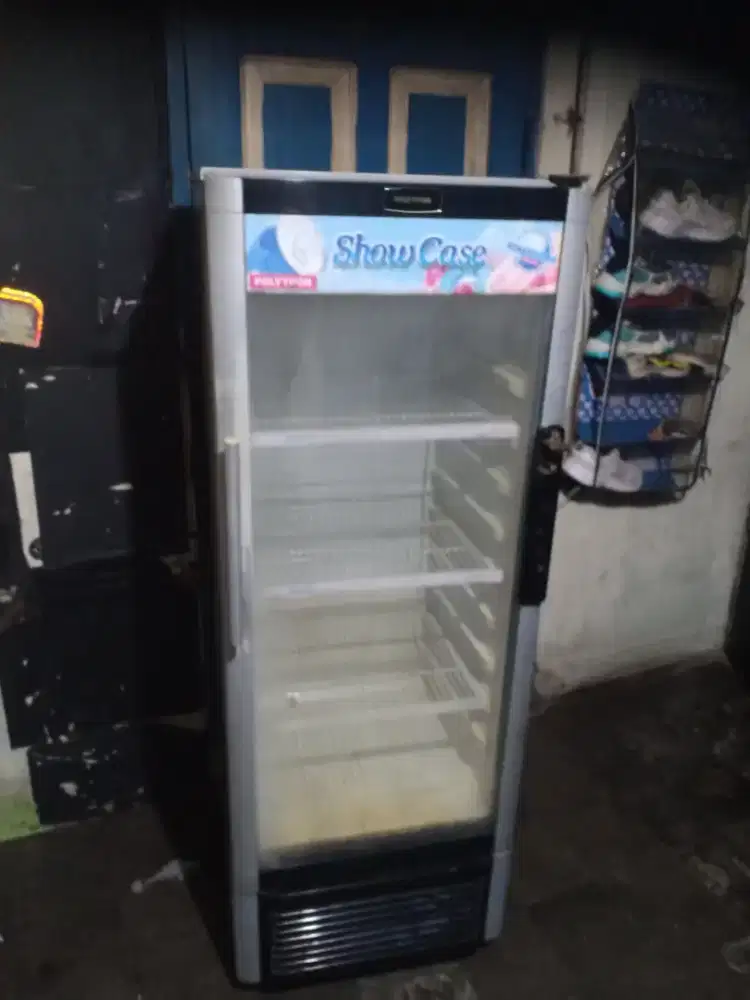 Jual showcase Polytron 3 tahap mesin ori dingin merata bisa di antar