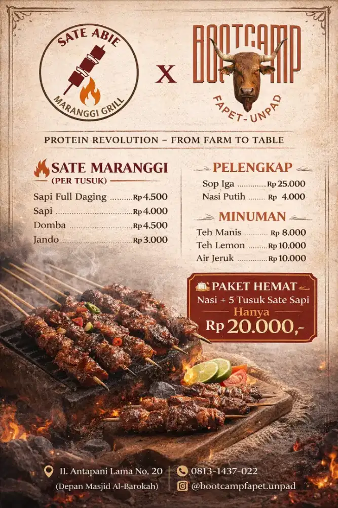 lowongan kerja penjaga sate maranggi dan konter pulsa