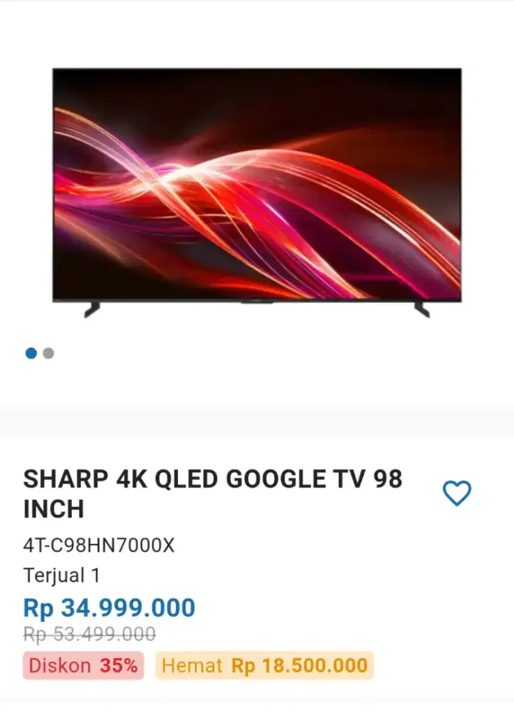sudah saat nya zoom pake LED tv 98 inch