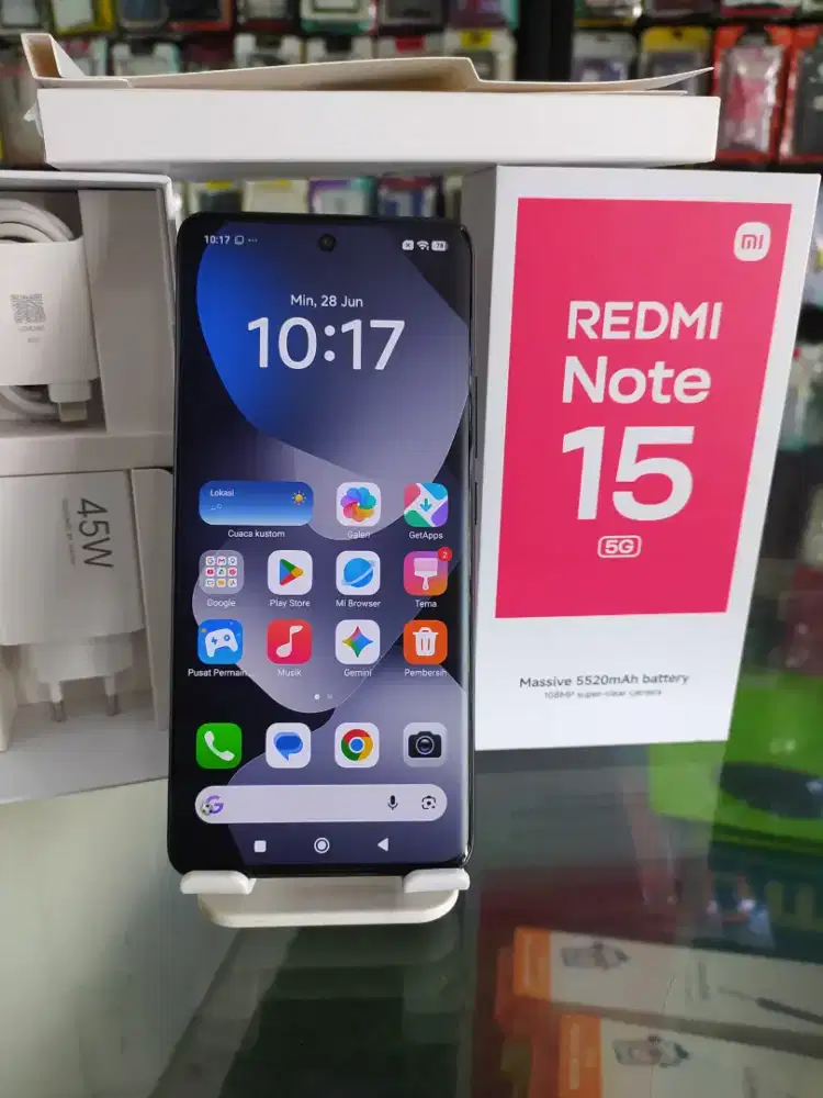 REDMI NOTE 15 5G RAM 8 ROM 256 SECOND SEPERTI BARU. MULUS POLLL