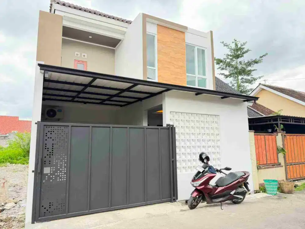 Rumah Cantik 2Lt Gress Proses Finishing di Perumahan Area Gentan
