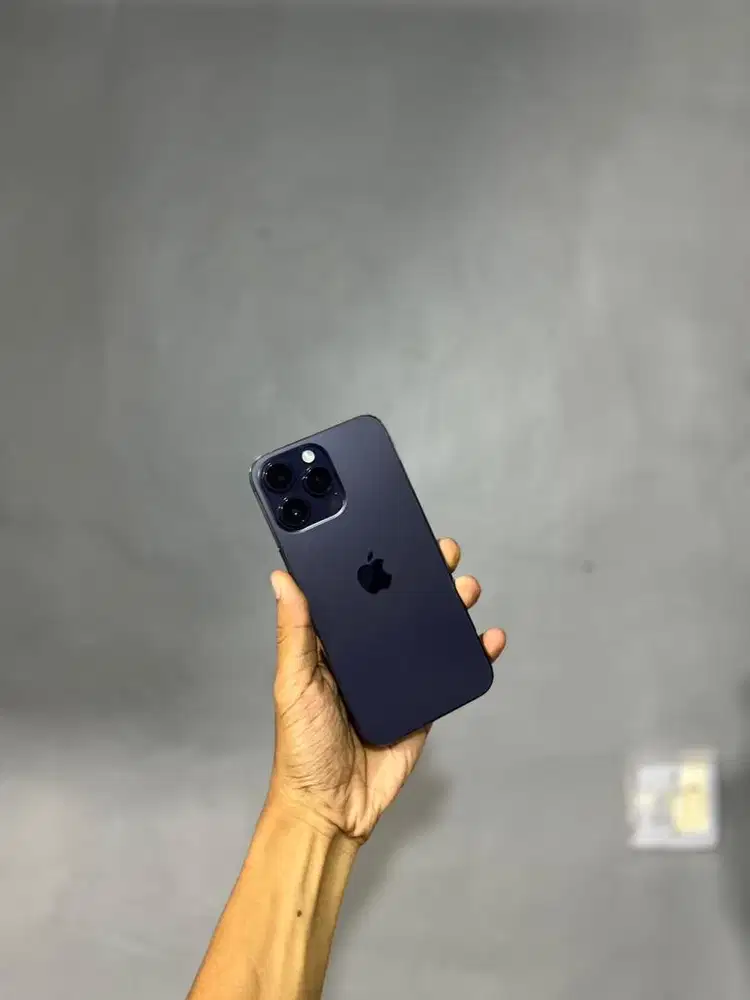Iphone 14 pm 256gb deep purple resmi indo