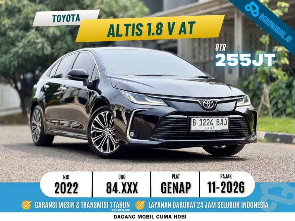 TDP 5 Juta ! Toyota Altis V AT Hitam Metalik 2022 civic camry accord