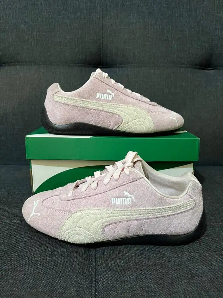 Sepatu Puma Speedcat Pink White Size 40 Fullset