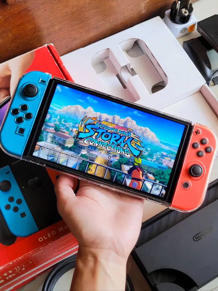 Nintendo Switch OLED 256GB Full Games Fullset Second Preloved Lengkap