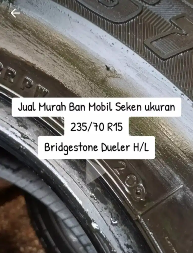 Ban Seken Murah 235/70 r15 Bridgestone Dueler