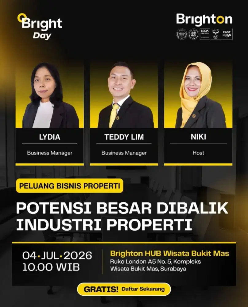 Berani Mulai Bisnis ( Agen Property)