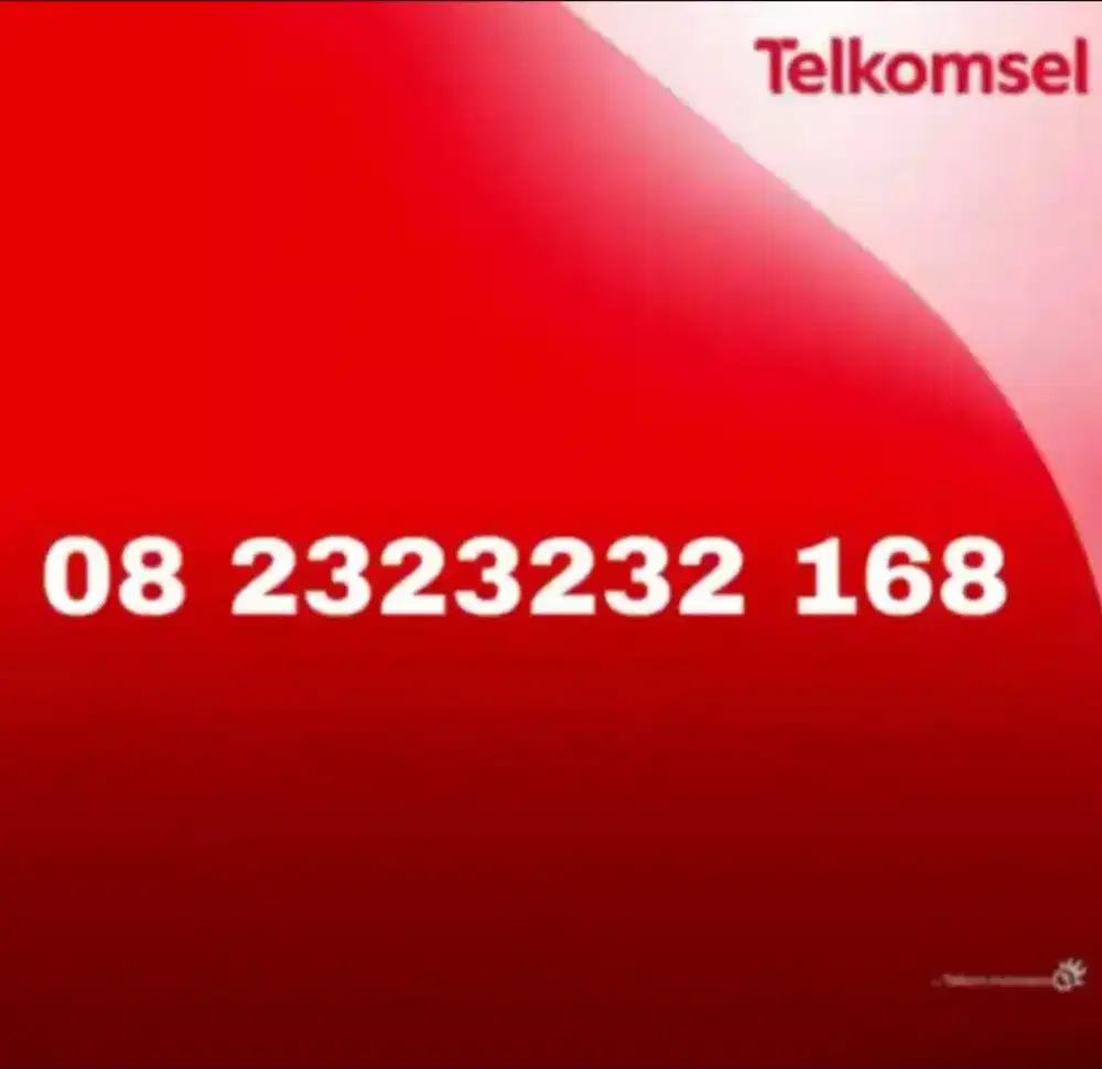 NOMOR CANTIK RAPI TELKOMSEL PRABAYAR ANGKA HOKI 168