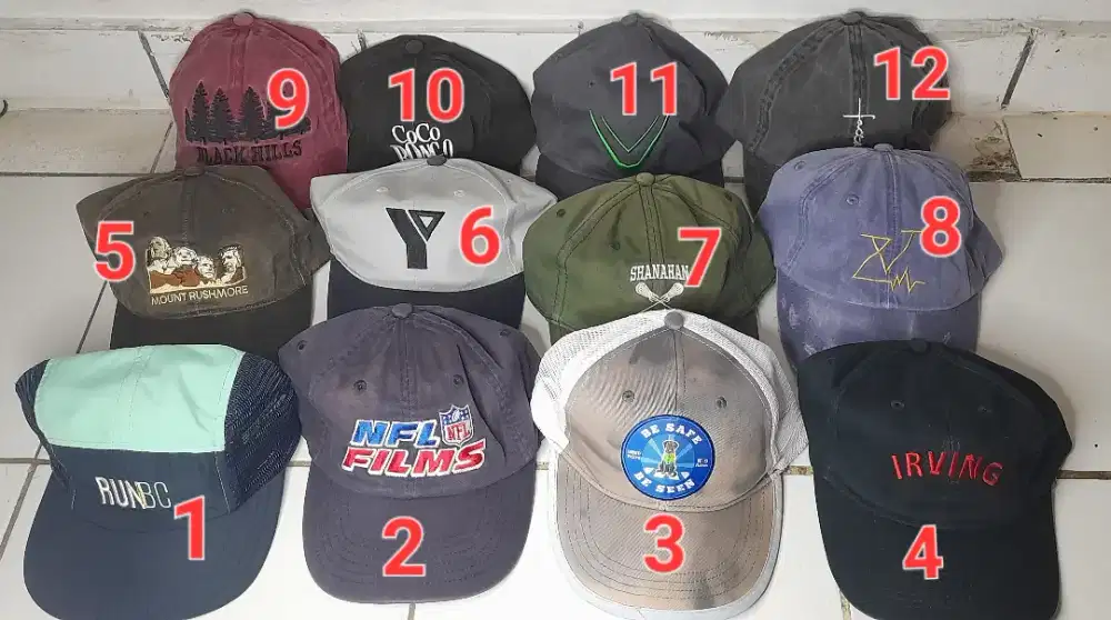 Topi second murah