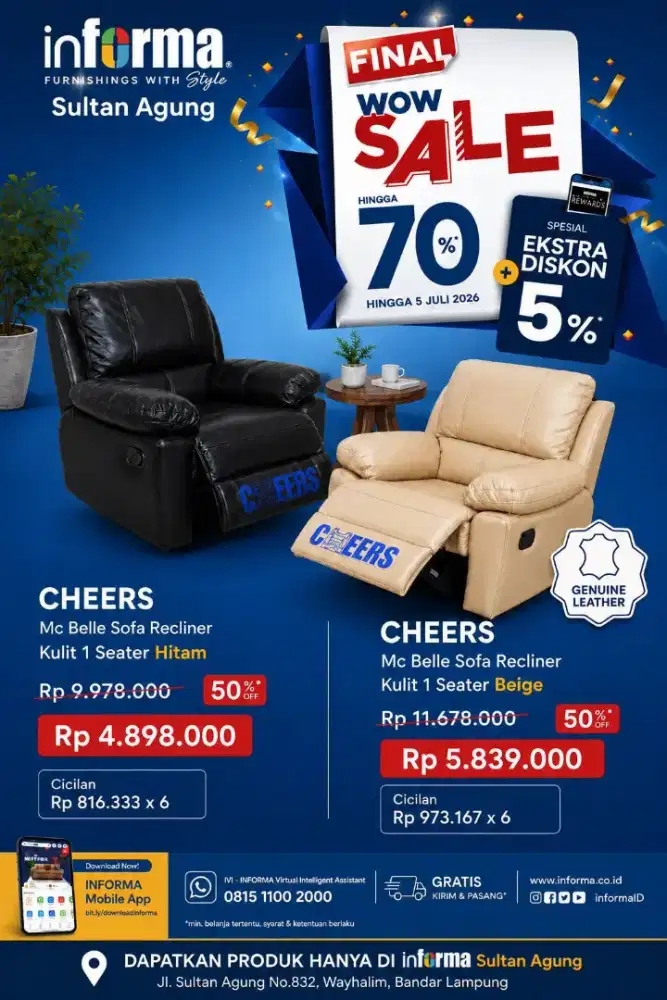 Promo sofa informa