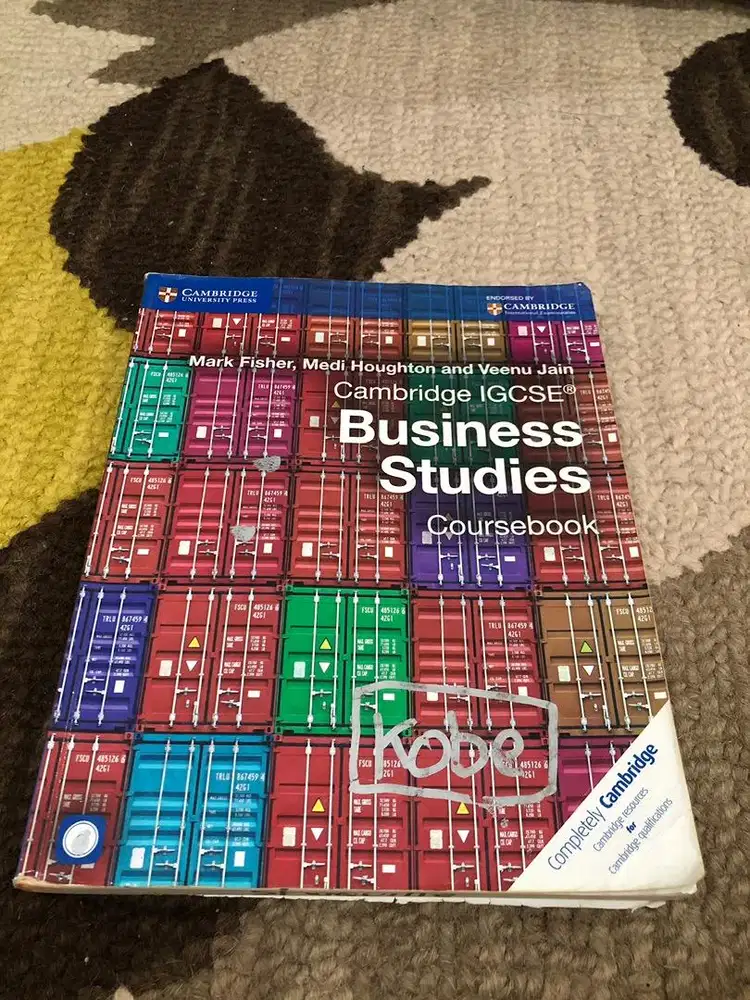 Bussiness studies, cambridge IGCSE,