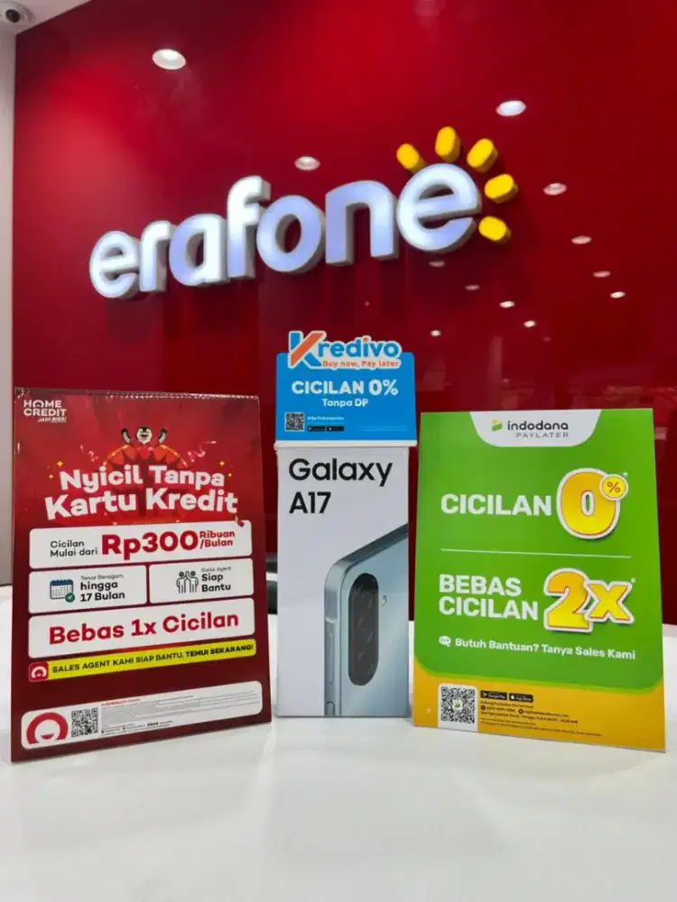 SAMSUNG GALXY A17 CUKUP DNGAN KTP AJA UDH BISA BWA PLNG HP SAMSUNGNYA