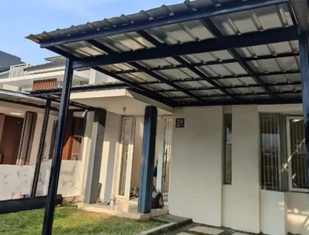 Kanopi murah atap Spandek Pasir holo Galpanis