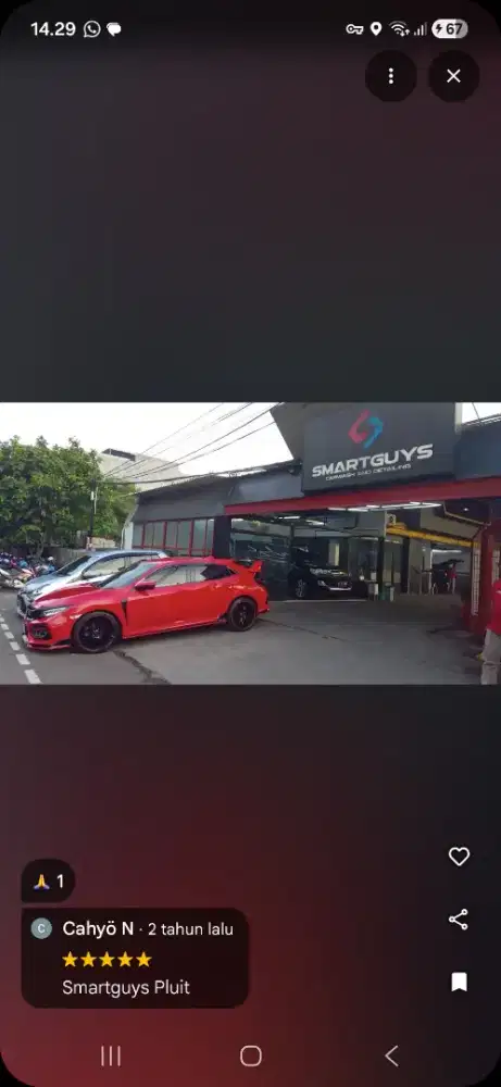 Operator cuci mobil