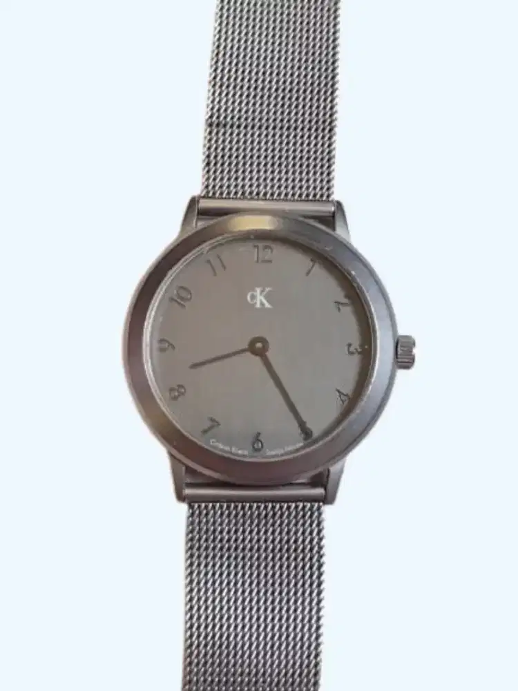 Jam Bahan Quartz Calv Klein original