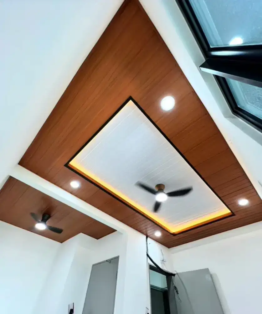 Plafon PVC terpasang glowssyy & lain nya
