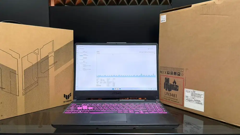 Laptop Gaming Asus TUF FA506IHR 8GB RAM Ryzen 5 4600H,Gtx 1650 Fullset