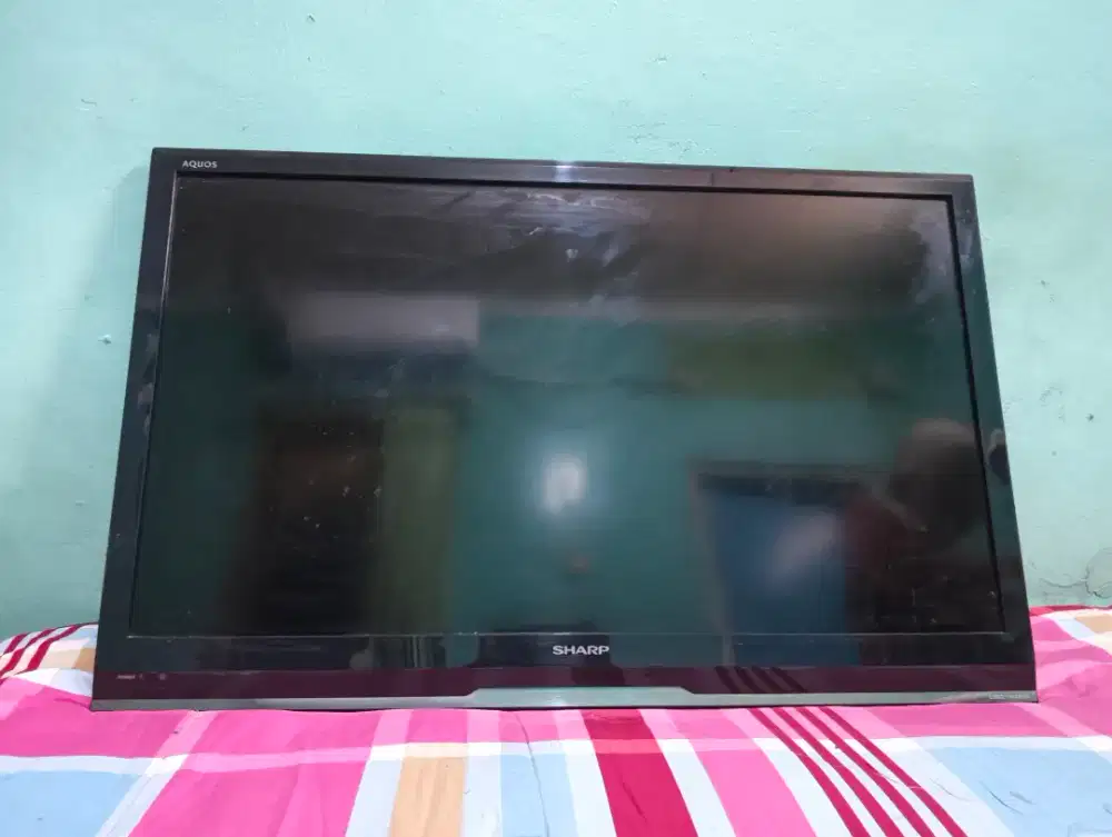 Jual tv 32 in mulus tapi blm android + braket+stobook