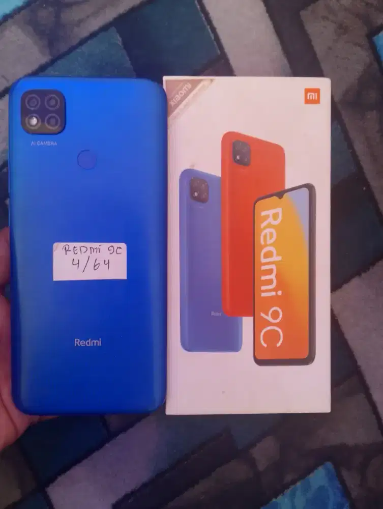 Jual hp redmi9c ram 4.internal 64.