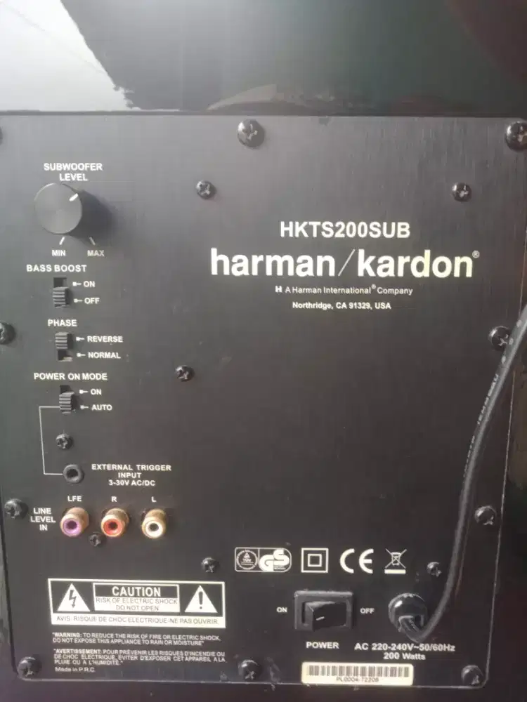 SUBWOOFER HARMAN/KARDON