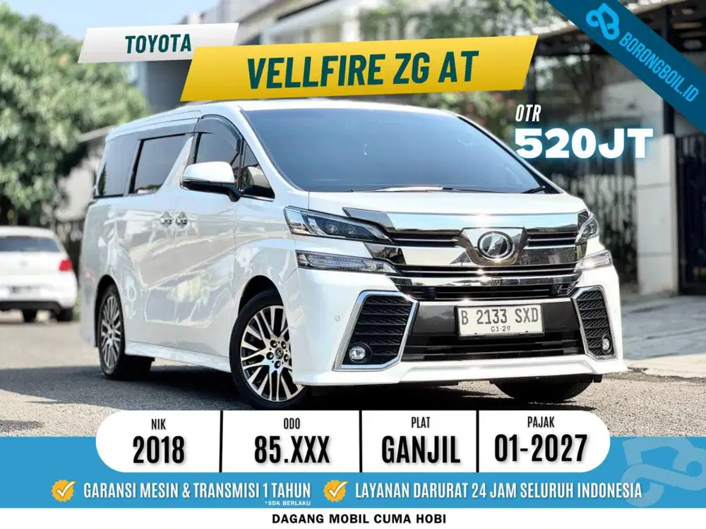 TERMURAHH Vellfire ZG AT 2018