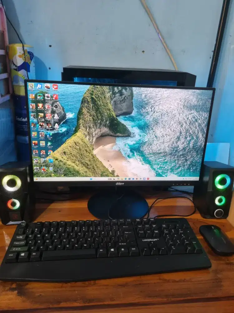PC Gaming Spek Server VGA 4GB, Xeon E3-1270v5, 16GB, 256GB SSD, 21.5in