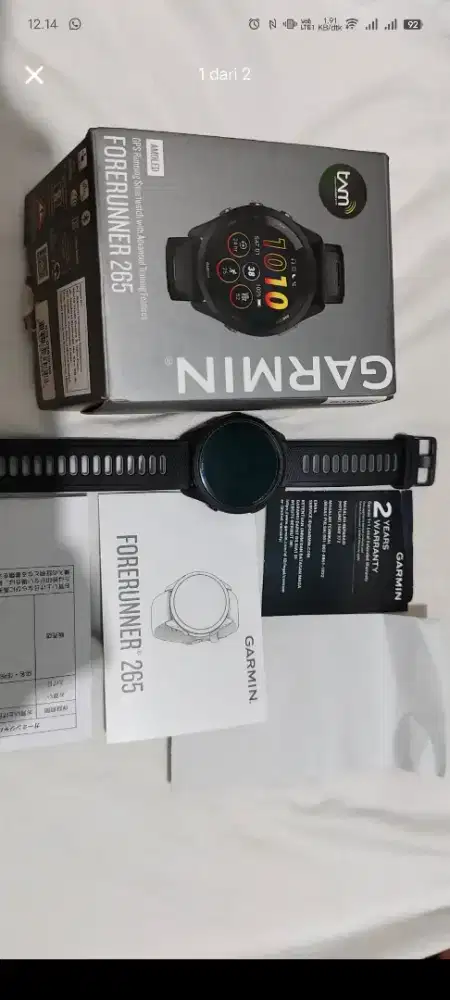 GARMIN FR 265 MUSIC LIKE NEW