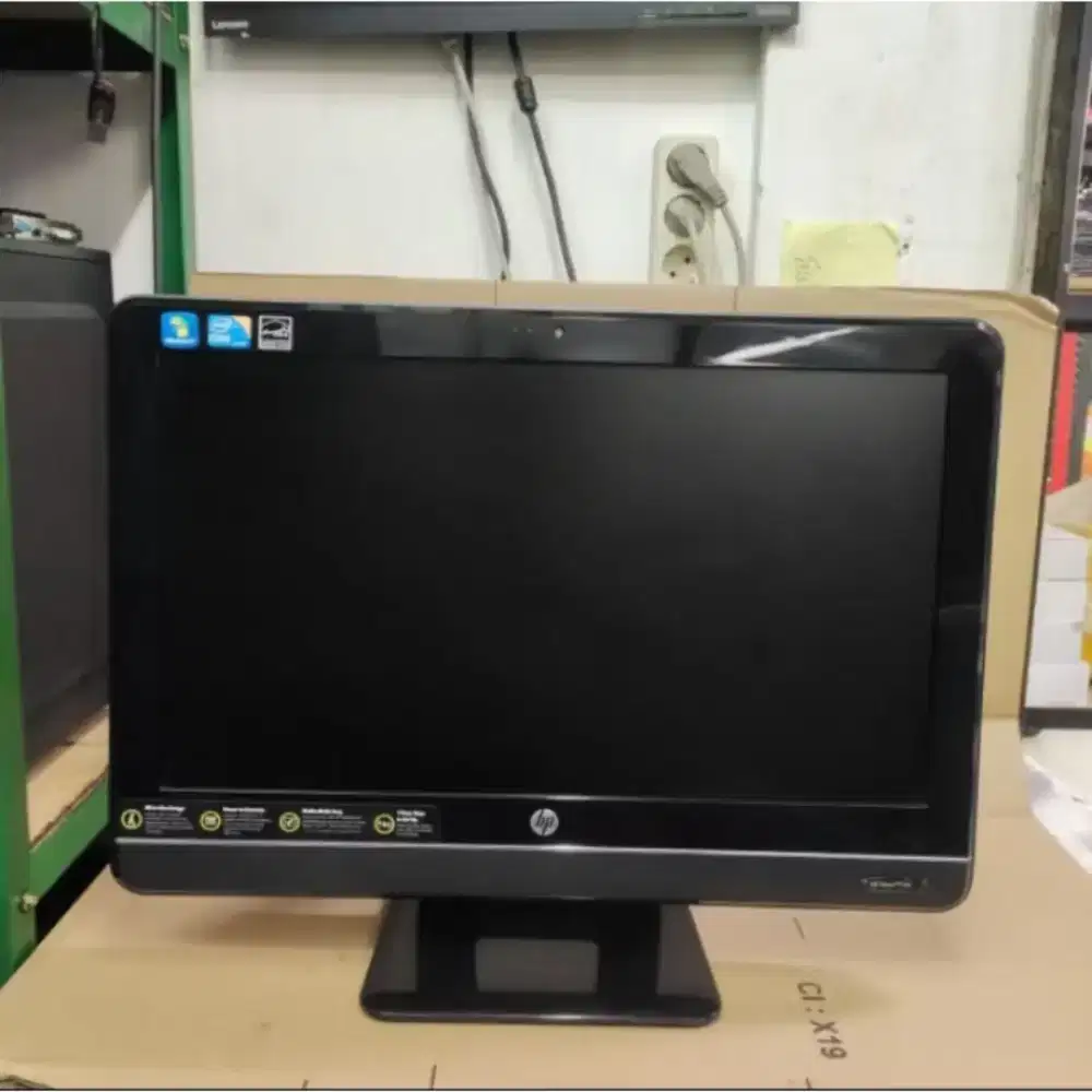 Monitor HP All in One Core i3 HDD 500 Ram 8GB Orisinil Lengkap