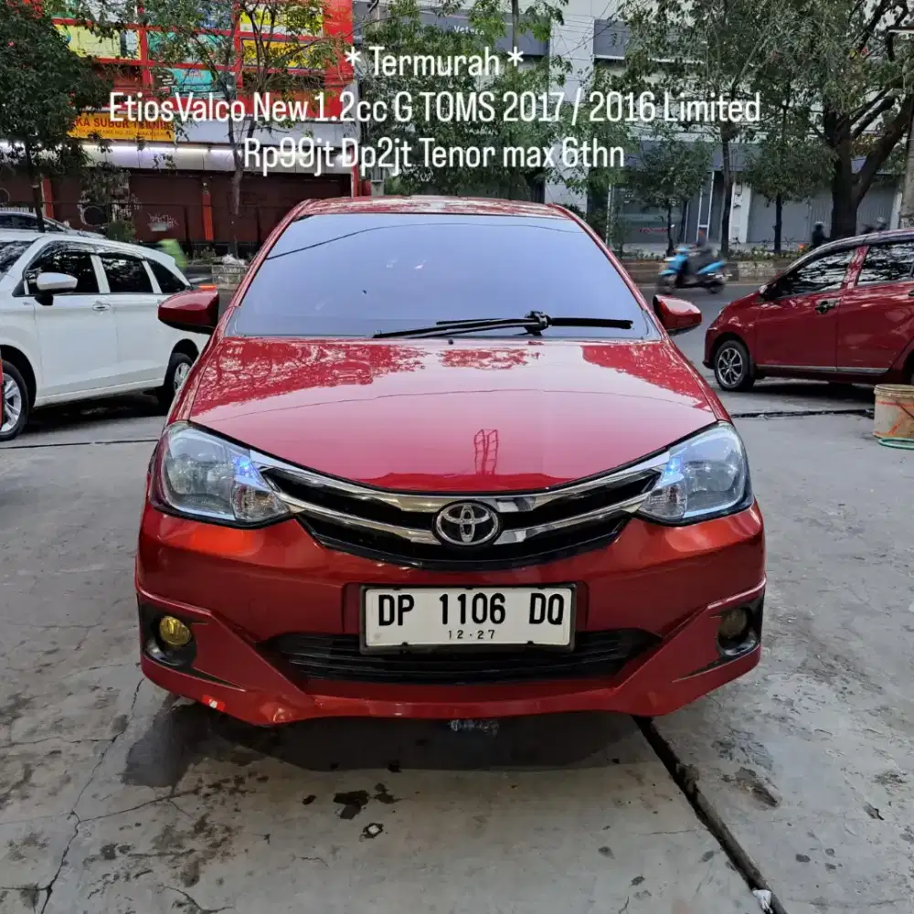 Etiosvalco New 1.2cc G TOMS 2017 / 2016 FullBodykit RedEd Termurah