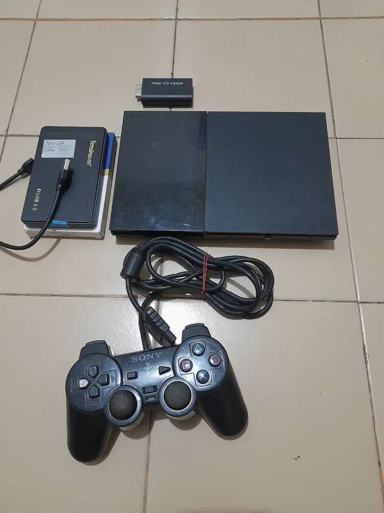 Jual Ps 2 Slim Matrix game Hardis external normal