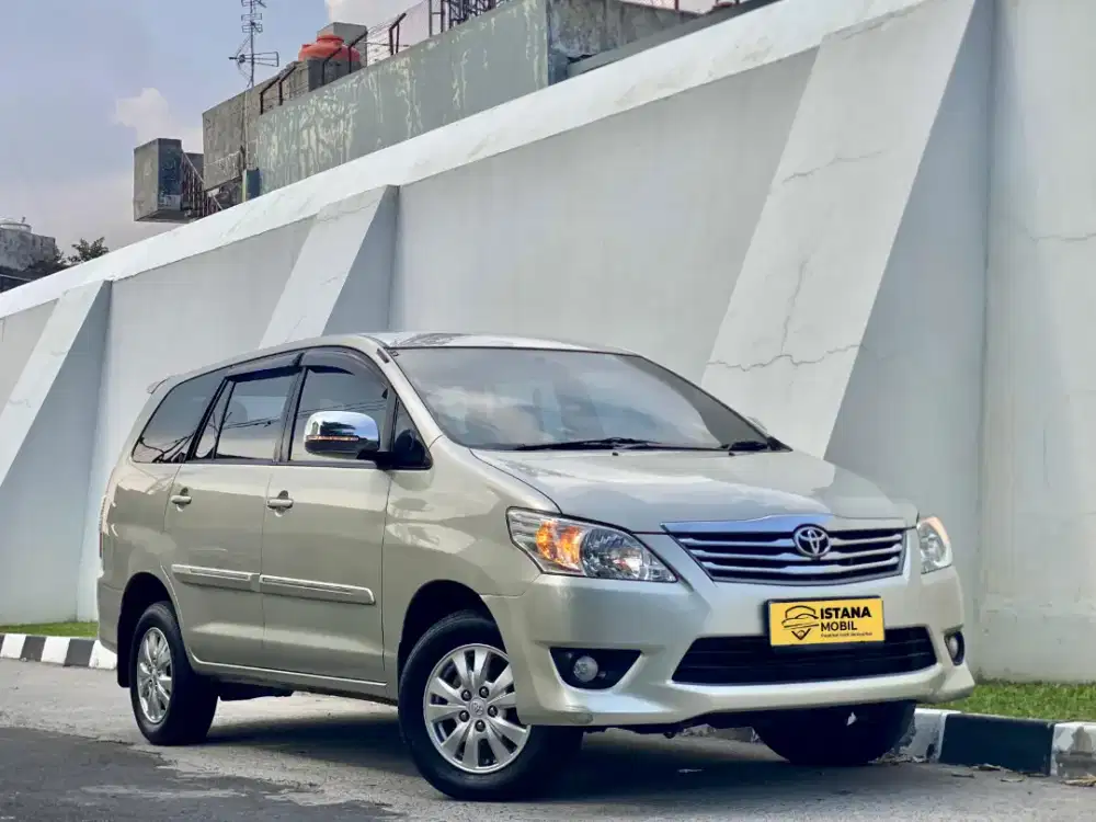 FULL ORI! TOYOTA KIJANG INNOVA BENSIN G 2013 MT MANUAL NO AT REBORN !!