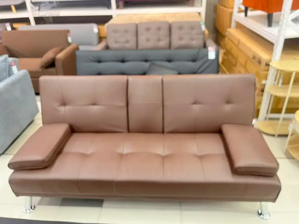 Sofa bed Geni relax Brown