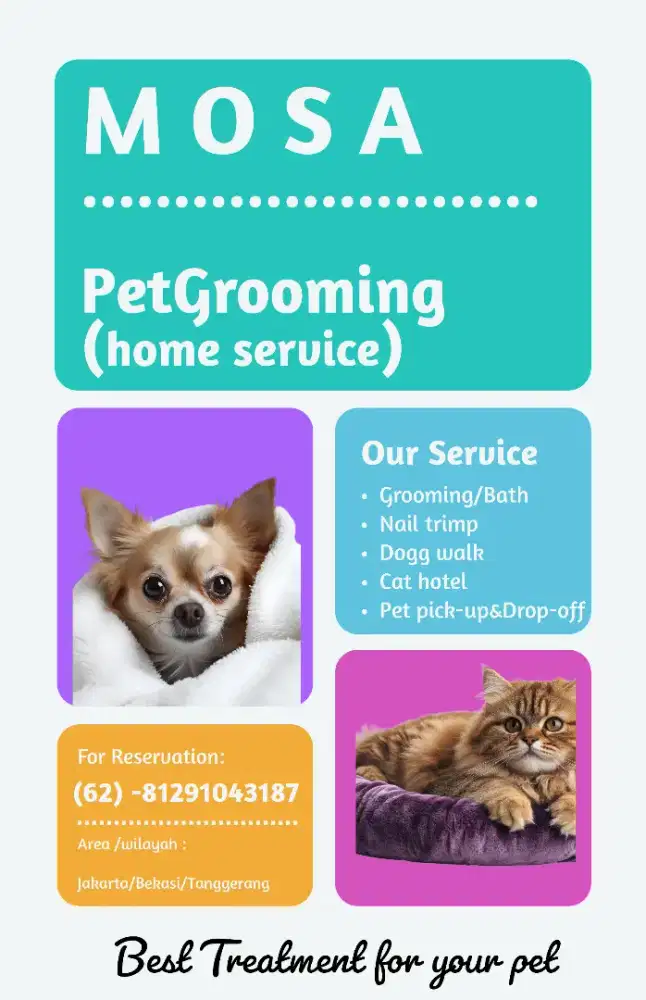 Salon hewan home service