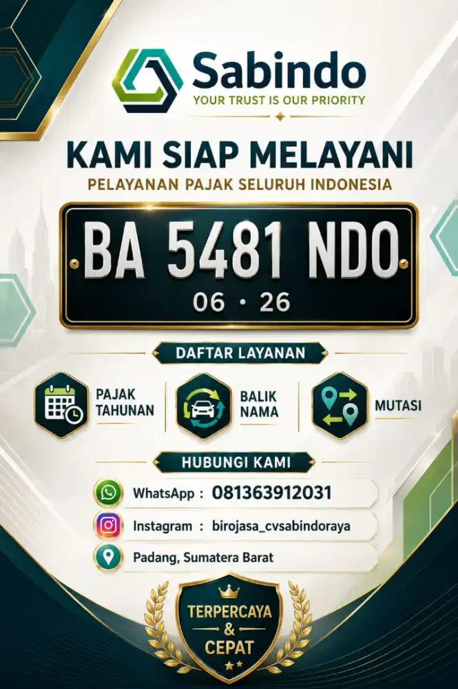 Biro jasa STNK CV SABINDO RAYA